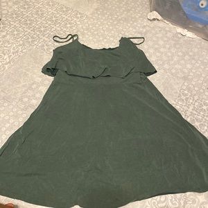 Soft Green mini dress with adjustable straps